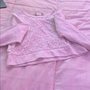 Abercrombie long sleeve cropped sweater